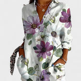 DORTHE | Bluse med blomstermønster