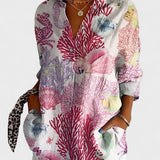 DORTHE | Bluse med blomstermønster